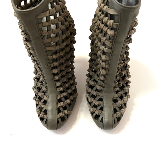 Charlie My Love Grey ATM Leather Bootie B19/15 - Picture 6 of 12